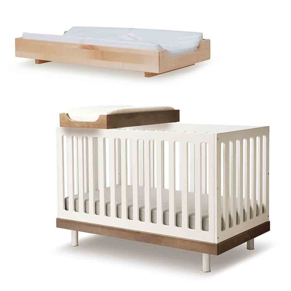 Birch Rhea Crib with optional changing station